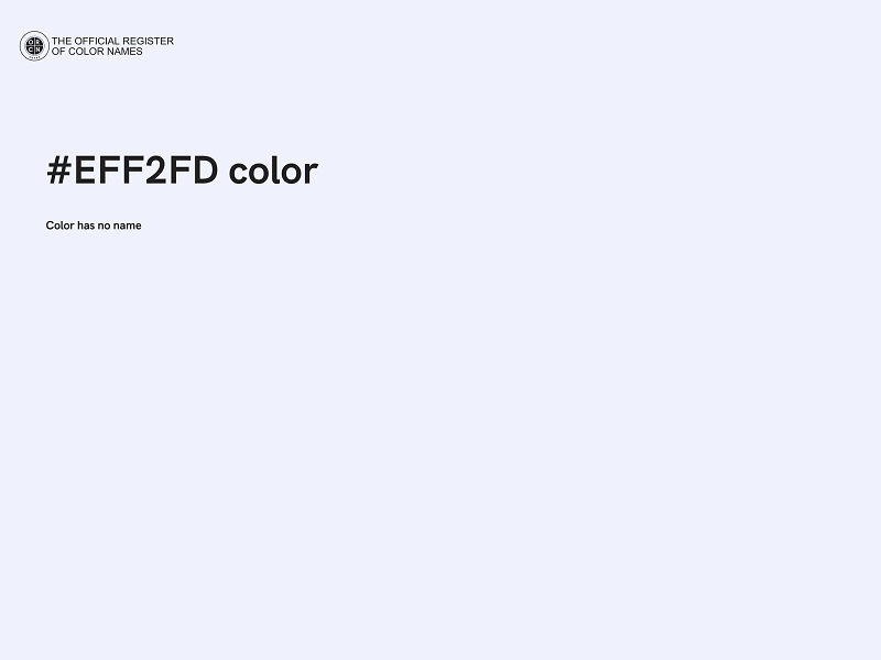 #EFF2FD color image