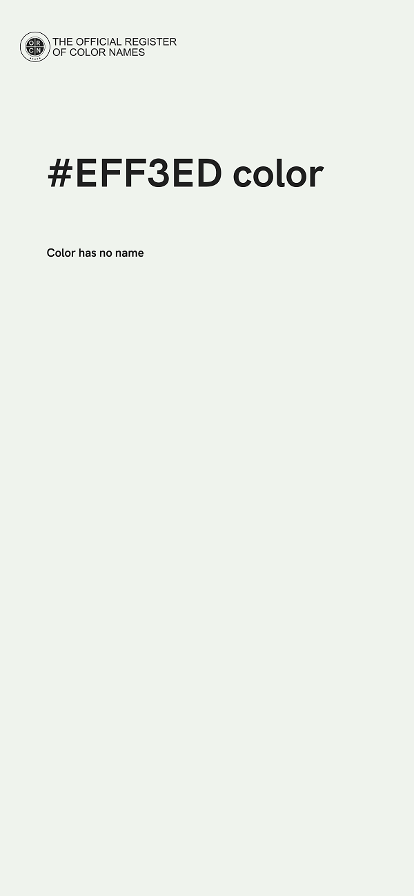 #EFF3ED color image