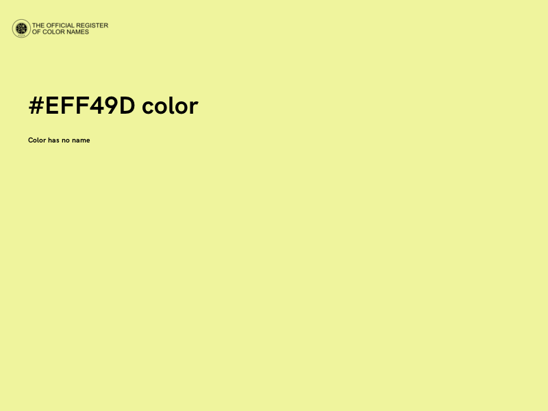#EFF49D color image
