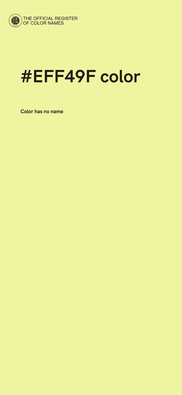#EFF49F color image