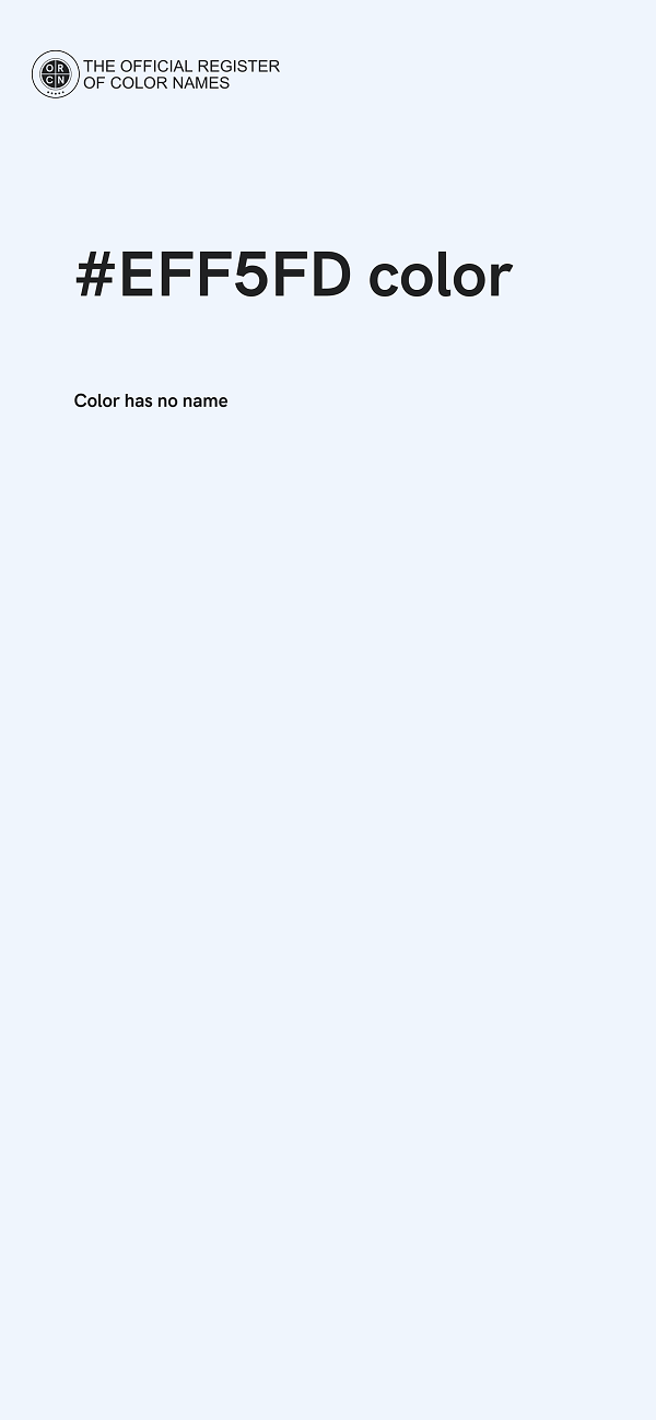 #EFF5FD color image