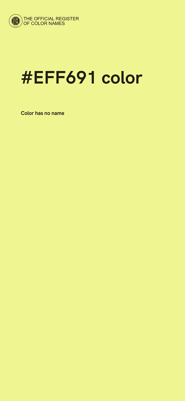 #EFF691 color image