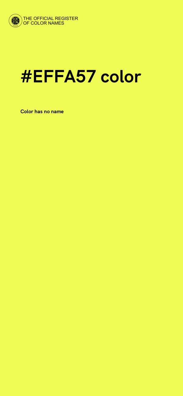 #EFFA57 color image