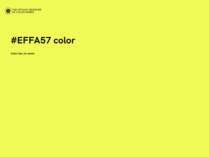 #EFFA57 color image