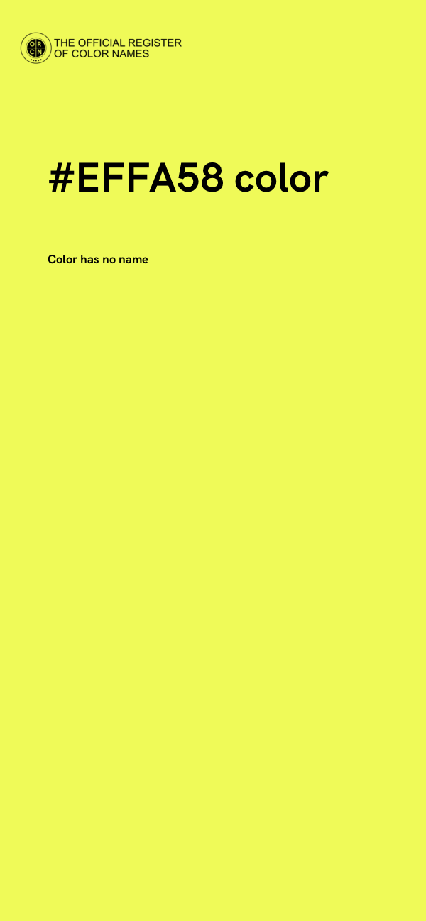 #EFFA58 color image