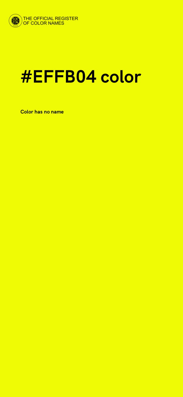 #EFFB04 color image