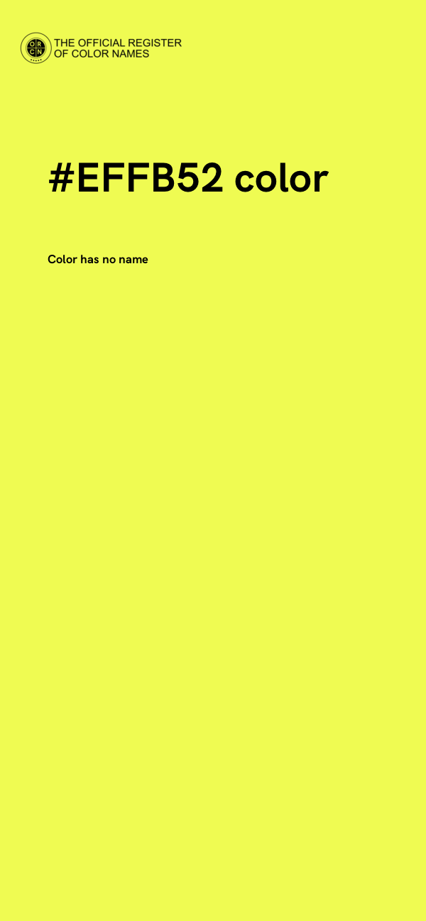 #EFFB52 color image