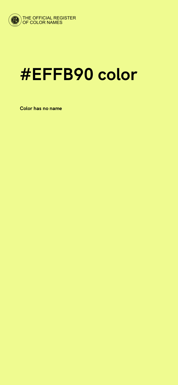 #EFFB90 color image