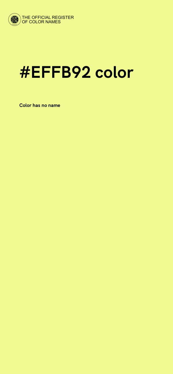 #EFFB92 color image