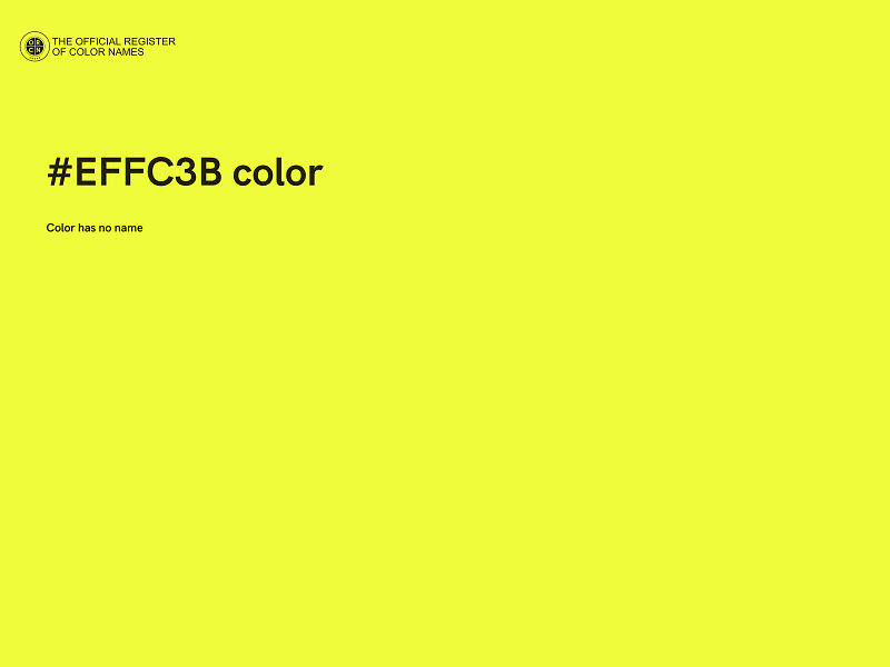 #EFFC3B color image