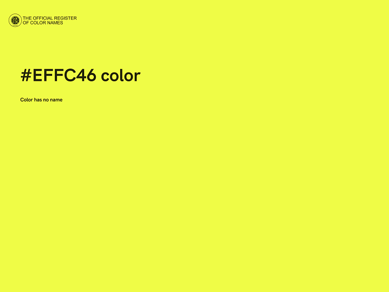 #EFFC46 color image