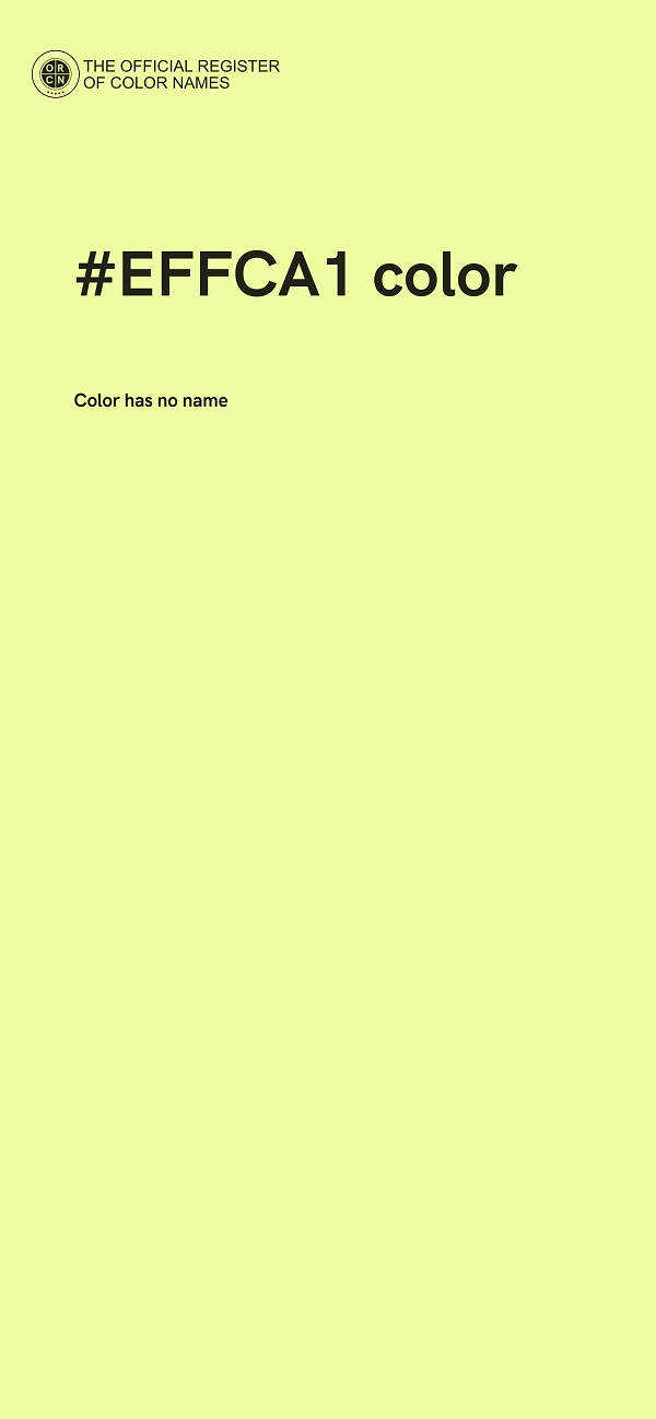 #EFFCA1 color image