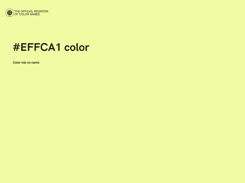 #EFFCA1 color image