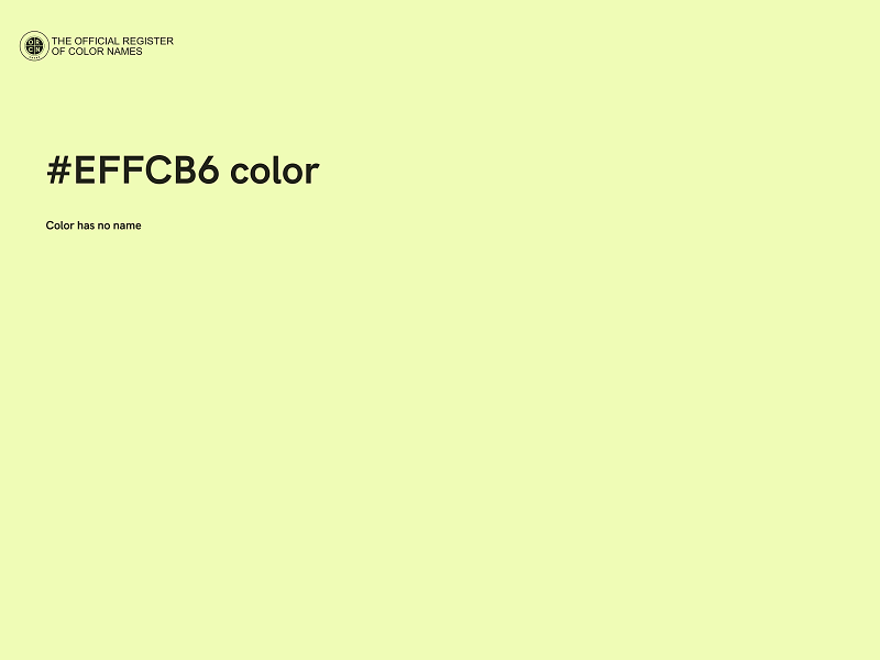 #EFFCB6 color image