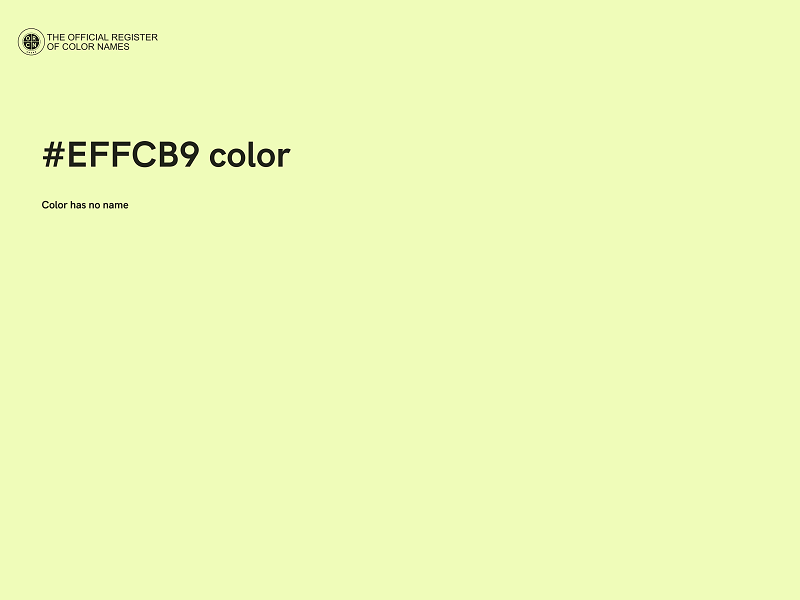 #EFFCB9 color image