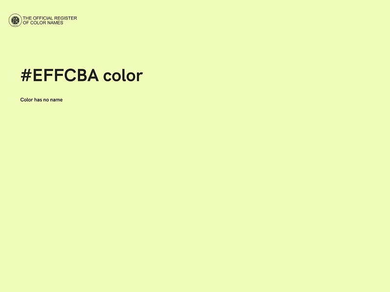 #EFFCBA color image