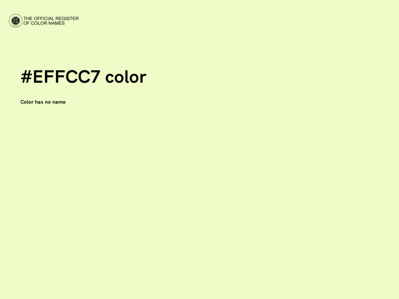 #EFFCC7 color image