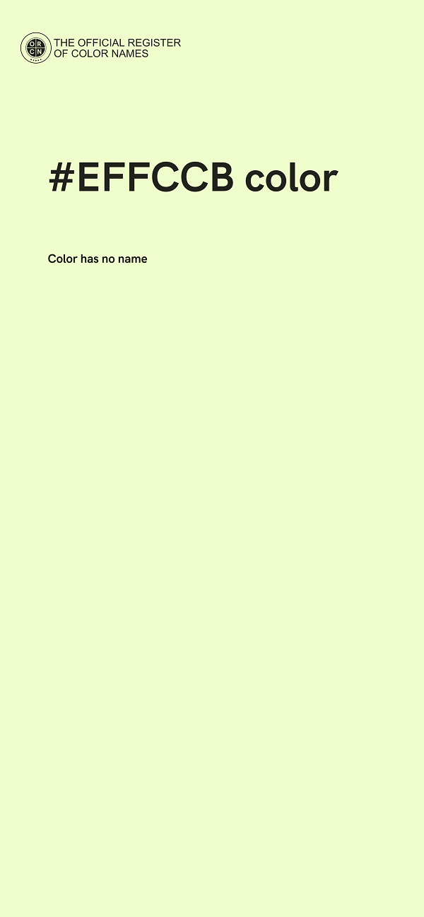 #EFFCCB color image