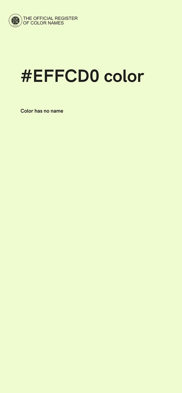 #EFFCD0 color image