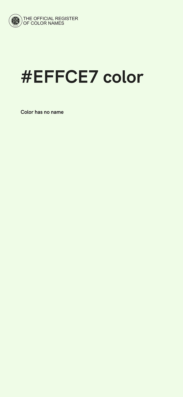 #EFFCE7 color image