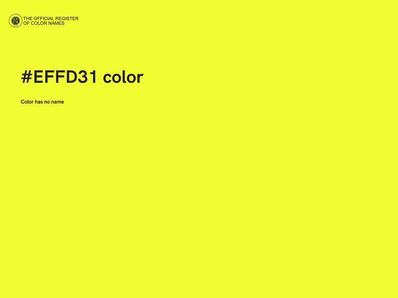 #EFFD31 color image