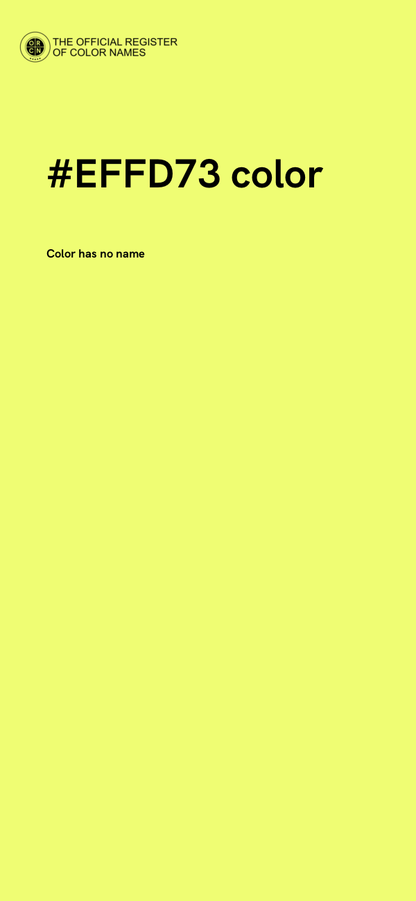 #EFFD73 color image