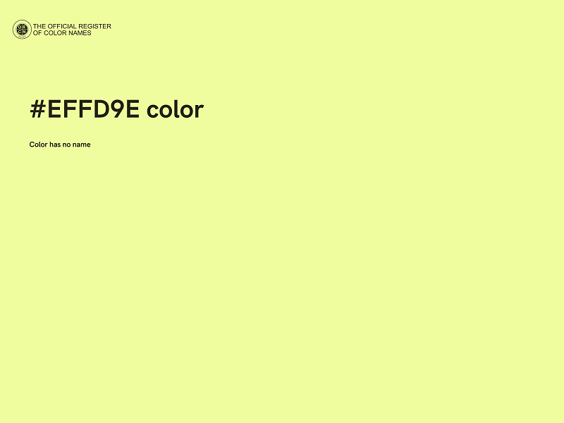 #EFFD9E color image