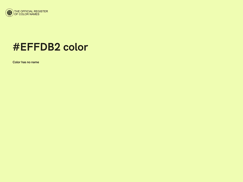 #EFFDB2 color image