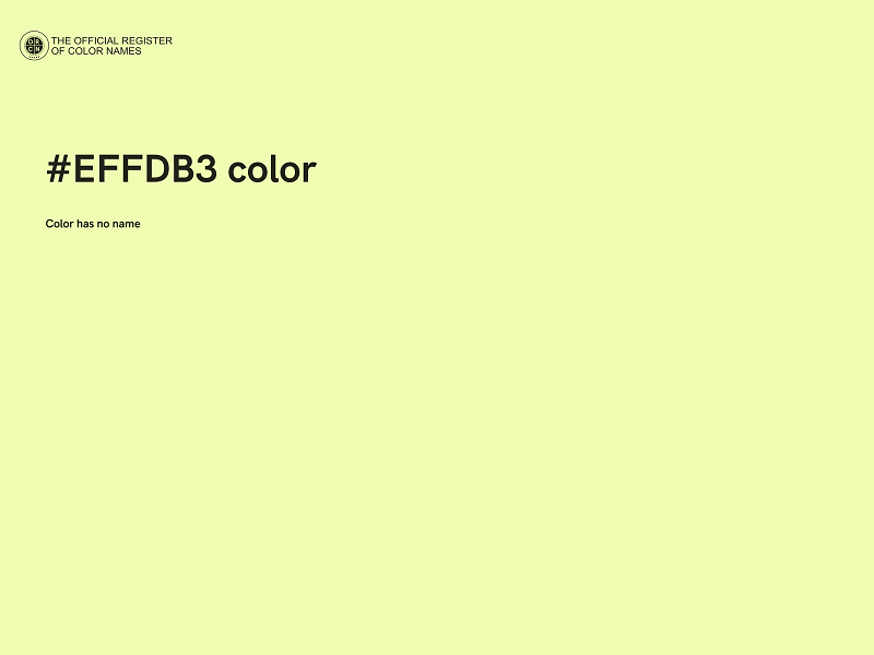 #EFFDB3 color image