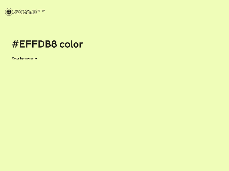 #EFFDB8 color image