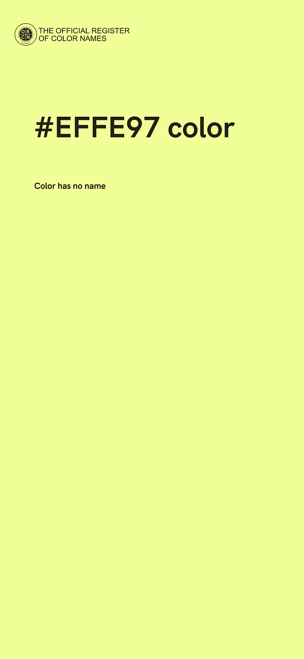 #EFFE97 color image