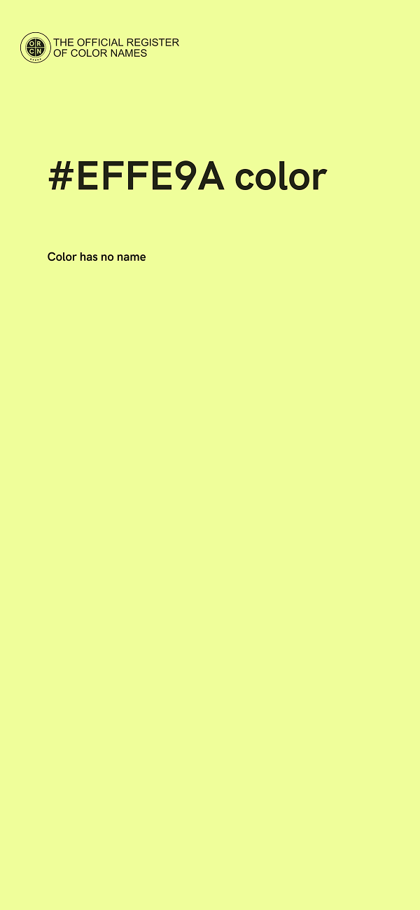 #EFFE9A color image