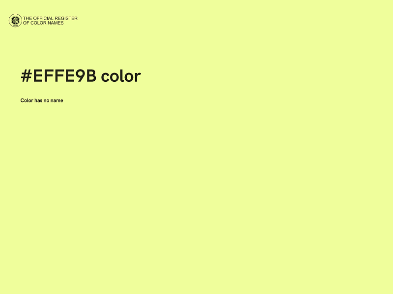 #EFFE9B color image