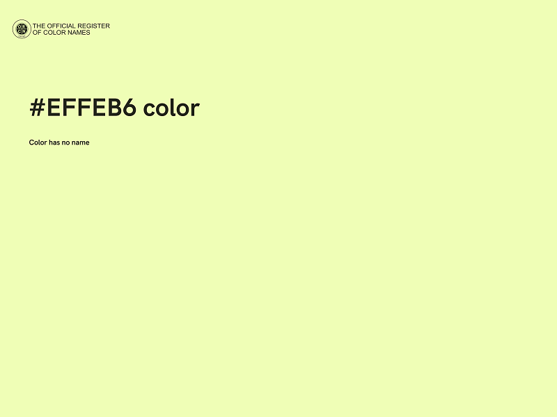 #EFFEB6 color image