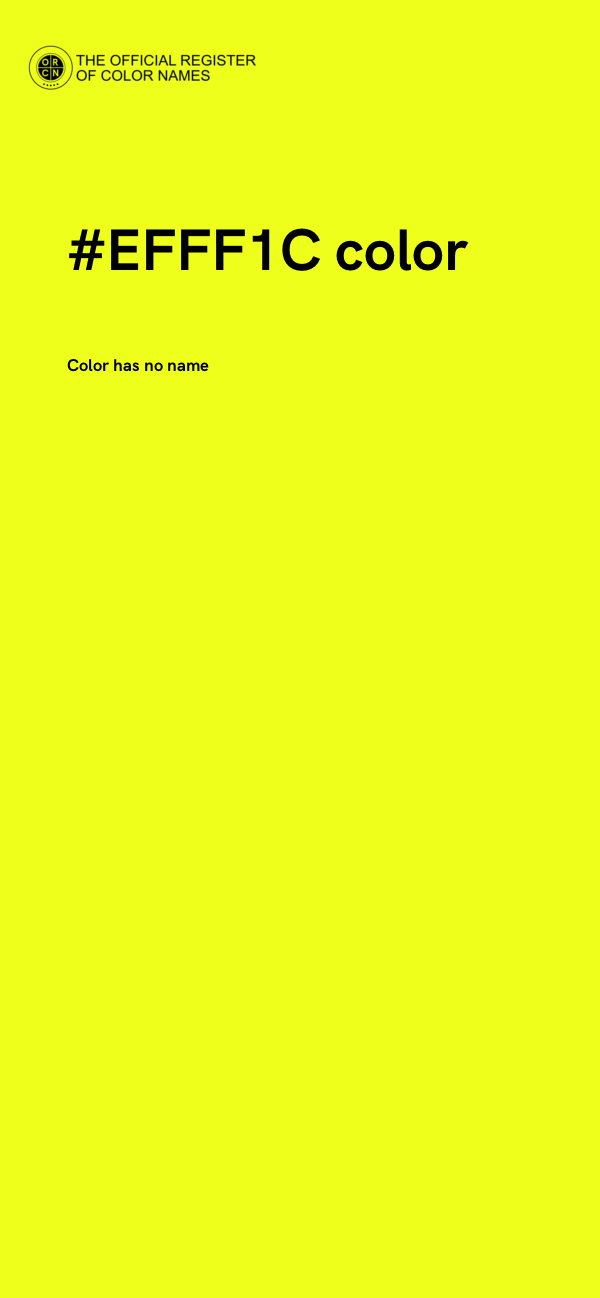 #EFFF1C color image