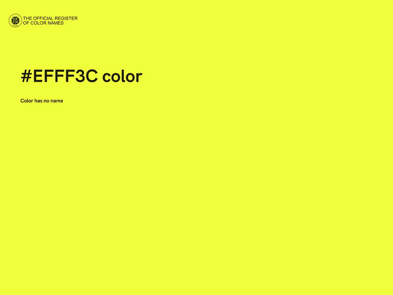 #EFFF3C color image