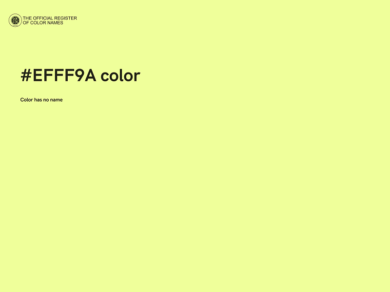 #EFFF9A color image