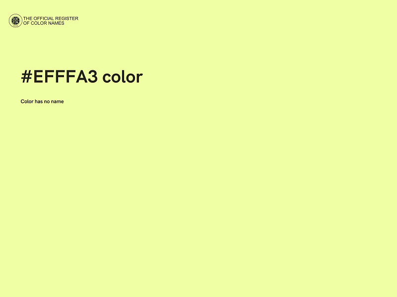#EFFFA3 color image