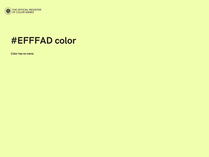 #EFFFAD color image