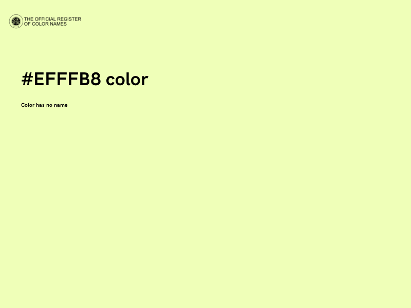 #EFFFB8 color image