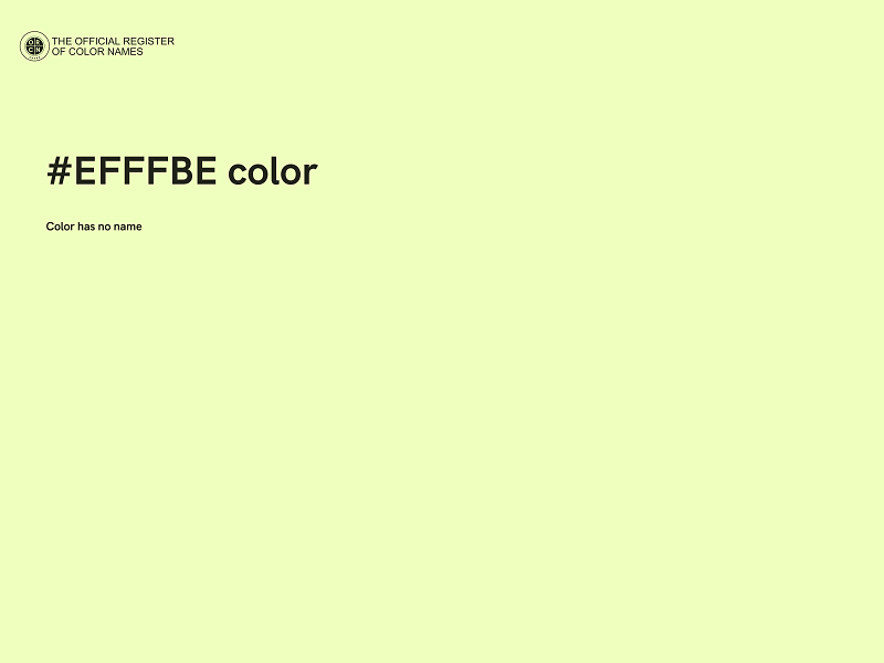 #EFFFBE color image