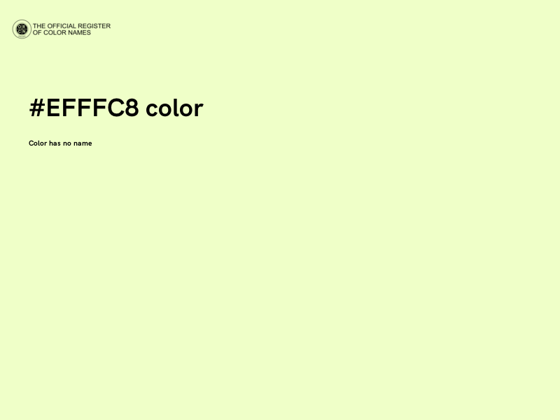 #EFFFC8 color image