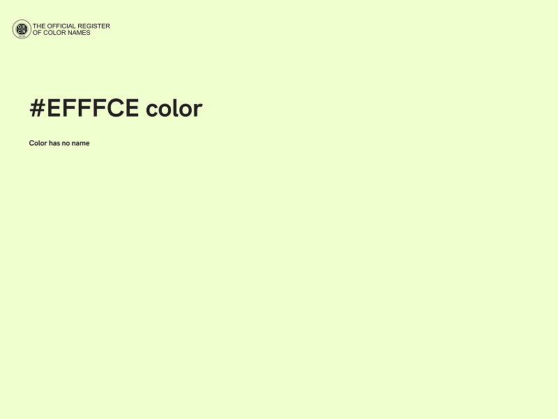 #EFFFCE color image