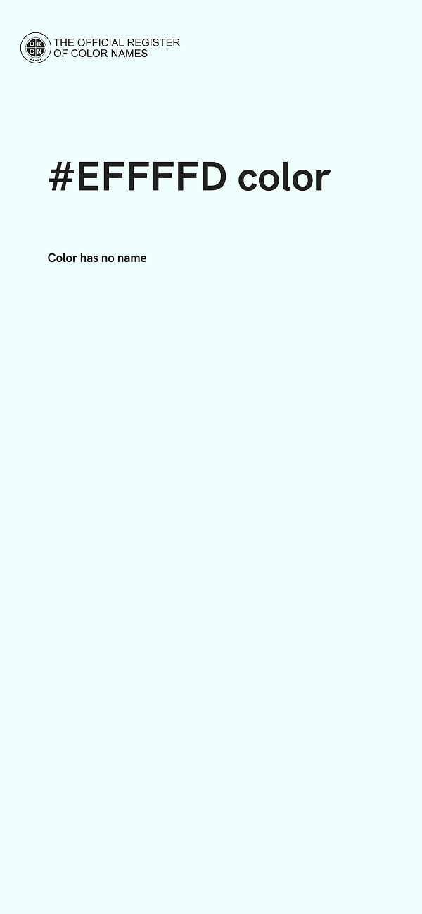 #EFFFFD color image
