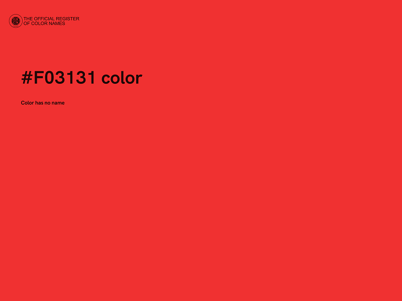 #F03131 color image