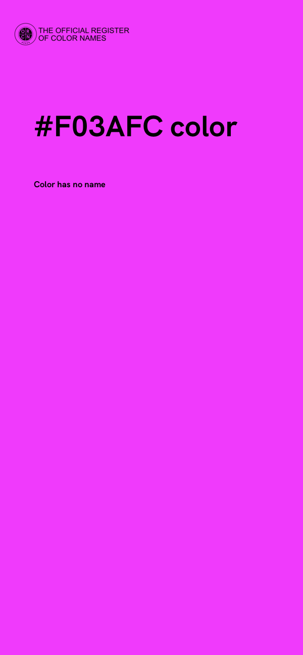 #F03AFC color image