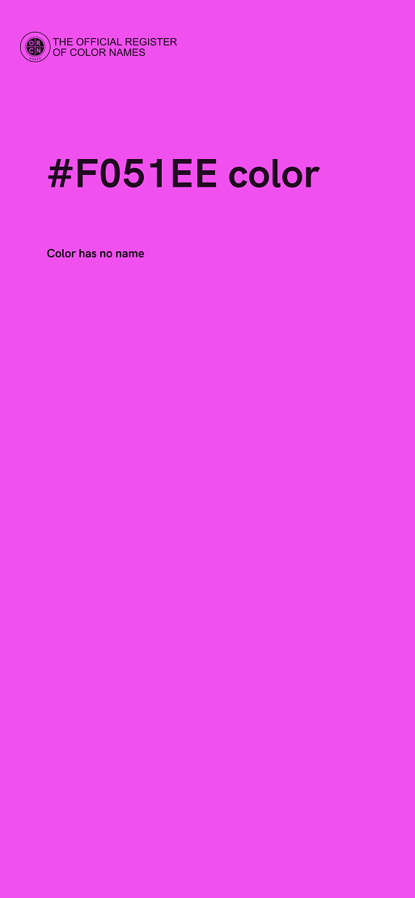 #F051EE color image