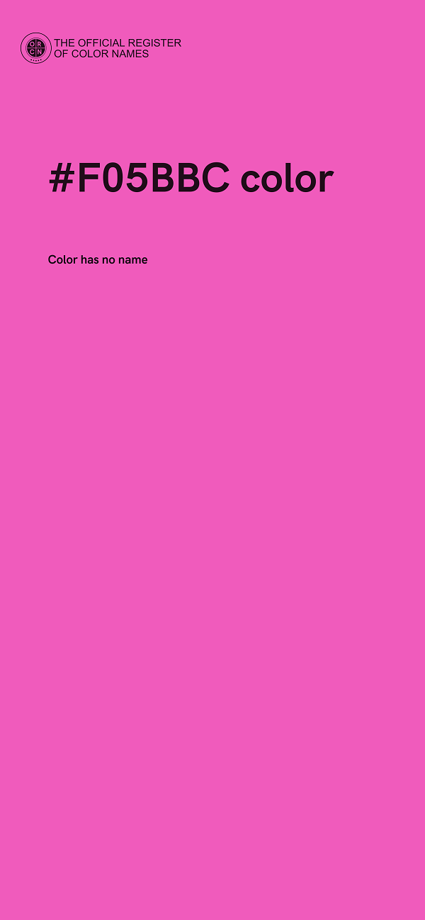 #F05BBC color image