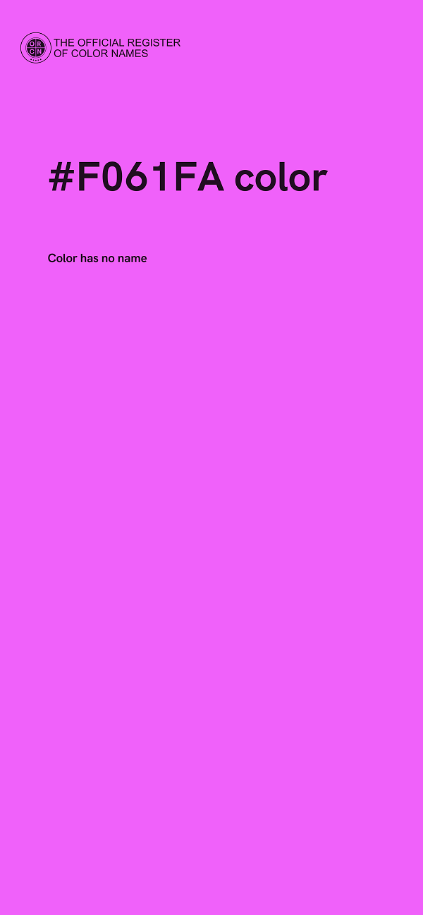 #F061FA color image
