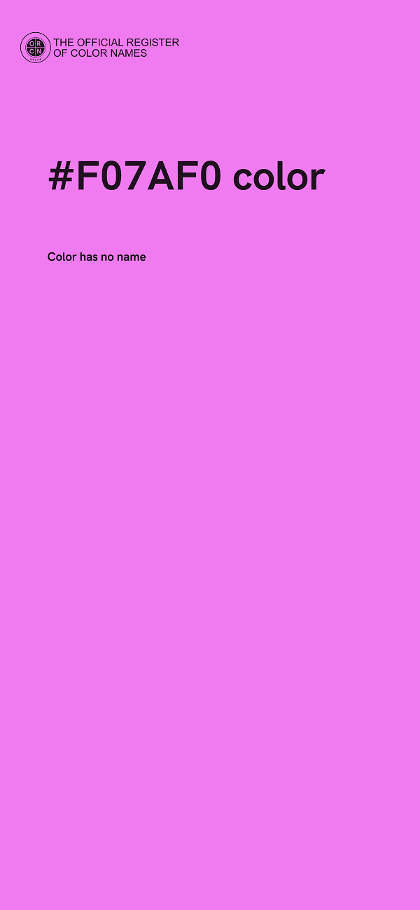 #F07AF0 color image